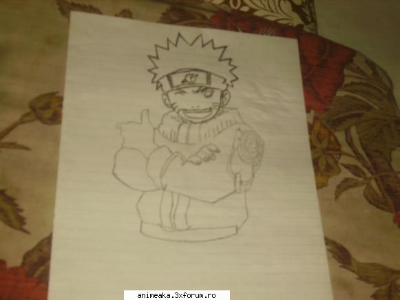 My drrawings - Asta e Naruto pe care l-am desenat pentu ca aveam - Fan Art