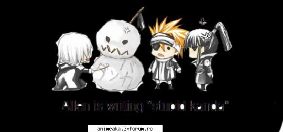 Poze funny - Allen si Kanda sunt mereu intr-o, "competitie" de - D Gray Man